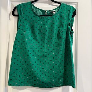 Kelly Green Short Sleeve Women’s Blouse